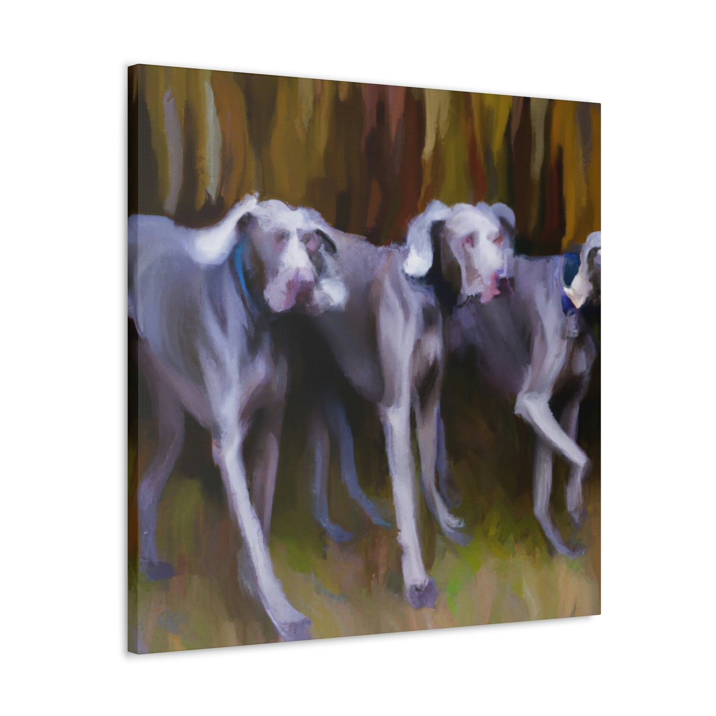 Weimaraner Abstract Expression - Canvas