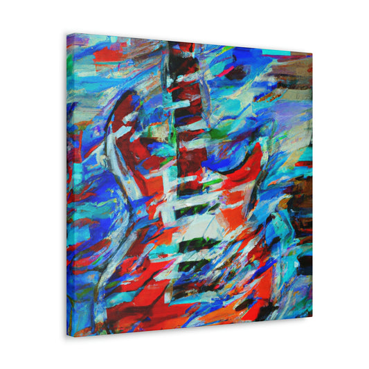 Bass Guitar Expressionism - Canvas