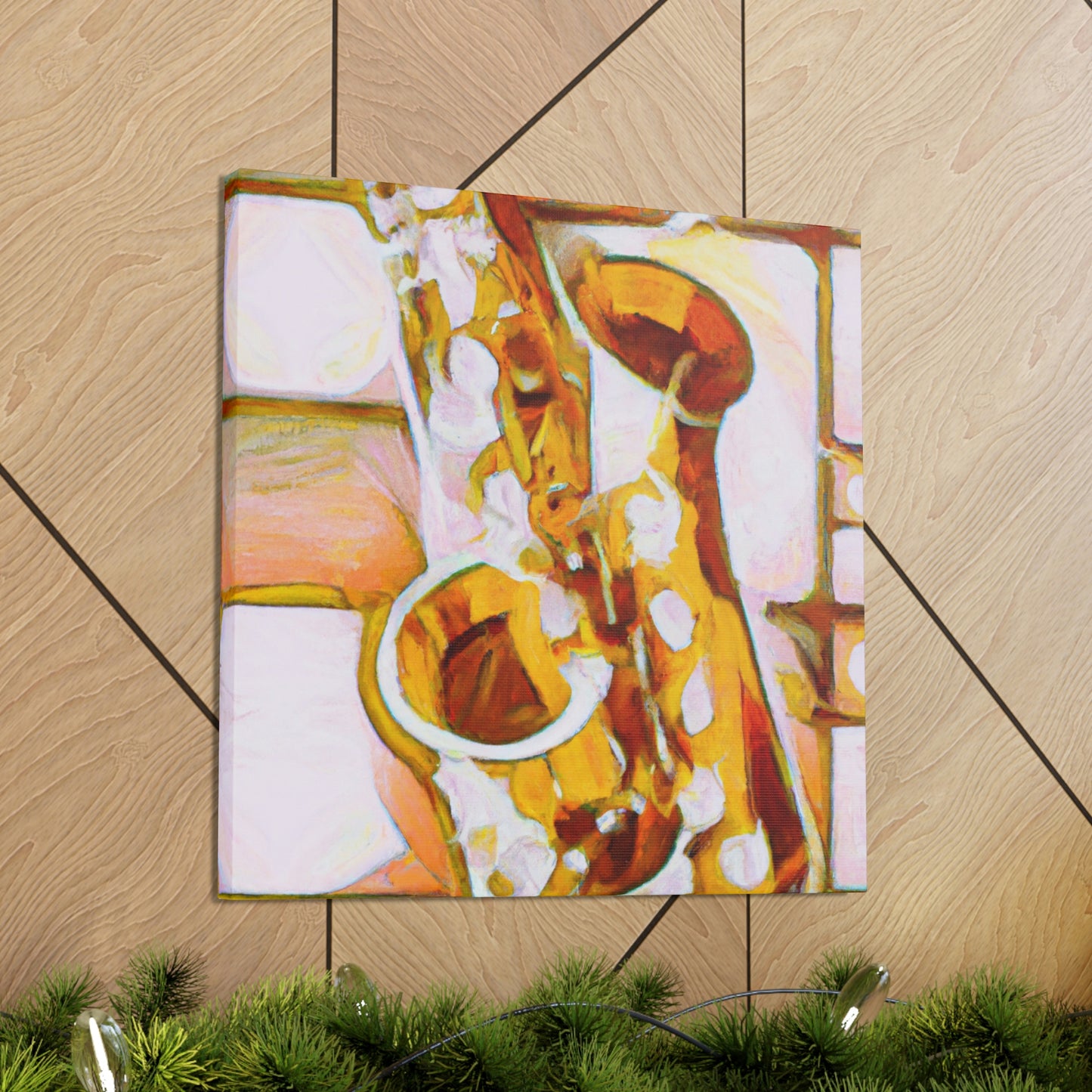 Saxophone's Artistic Soul - Canvas