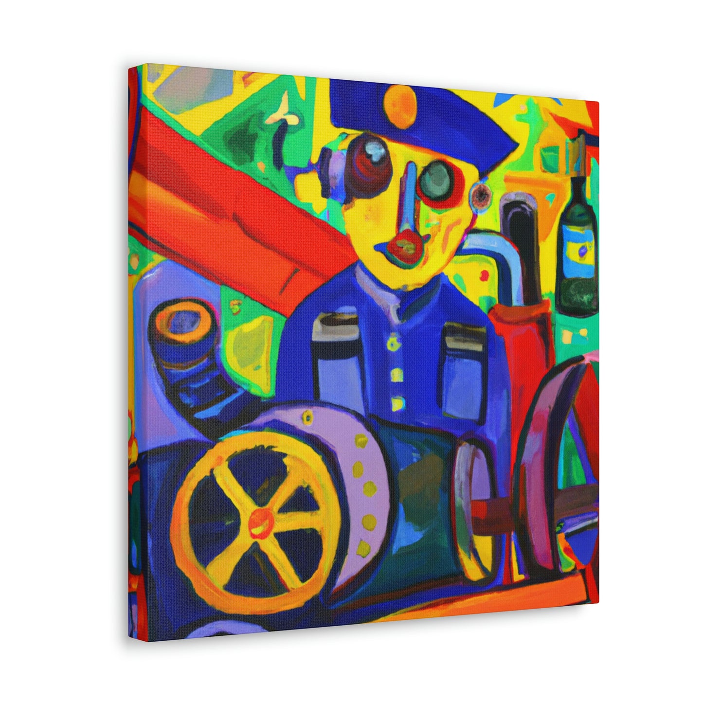 Mechanic in Flamboyance - Canvas