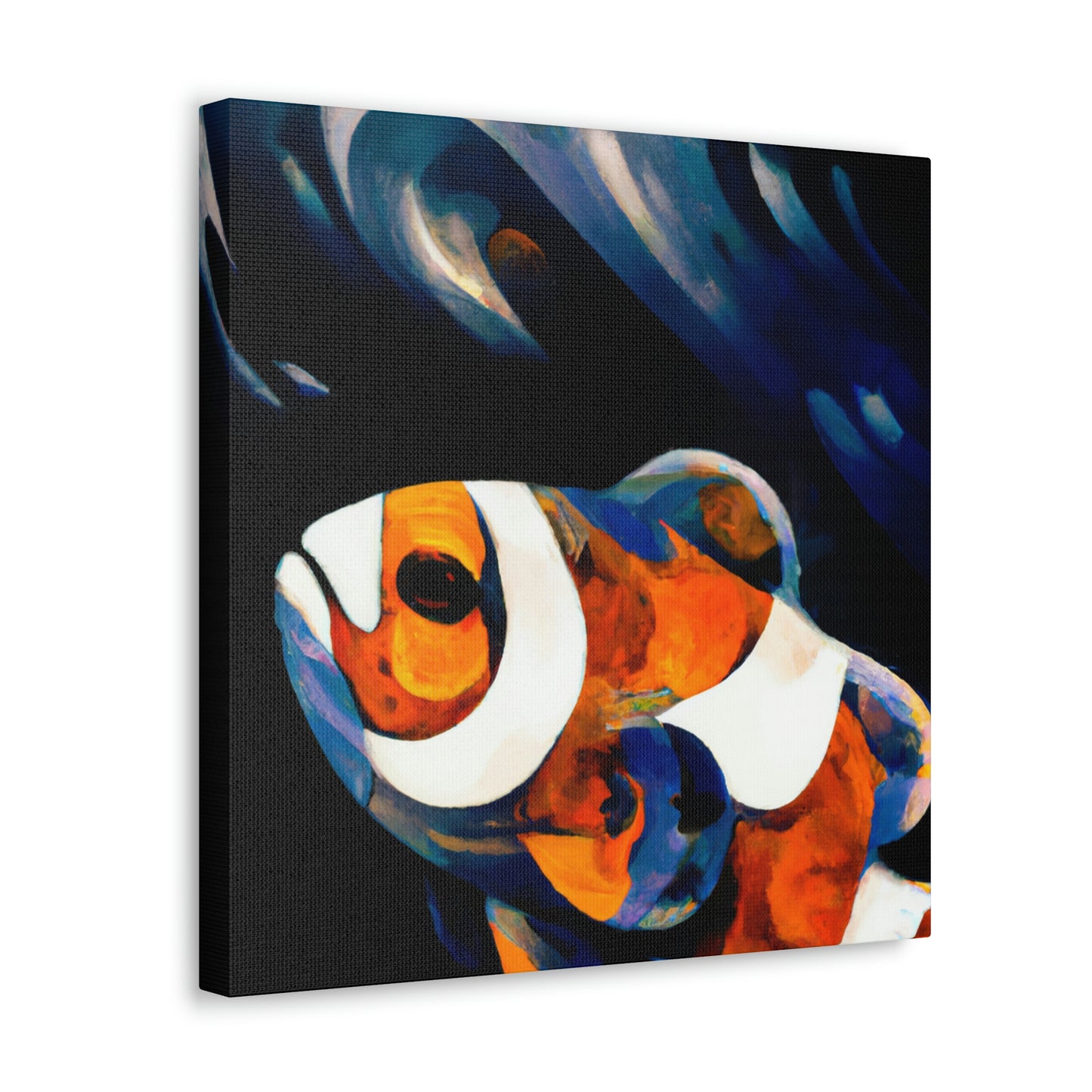 "Clownfish in Abstraction" - Canvas