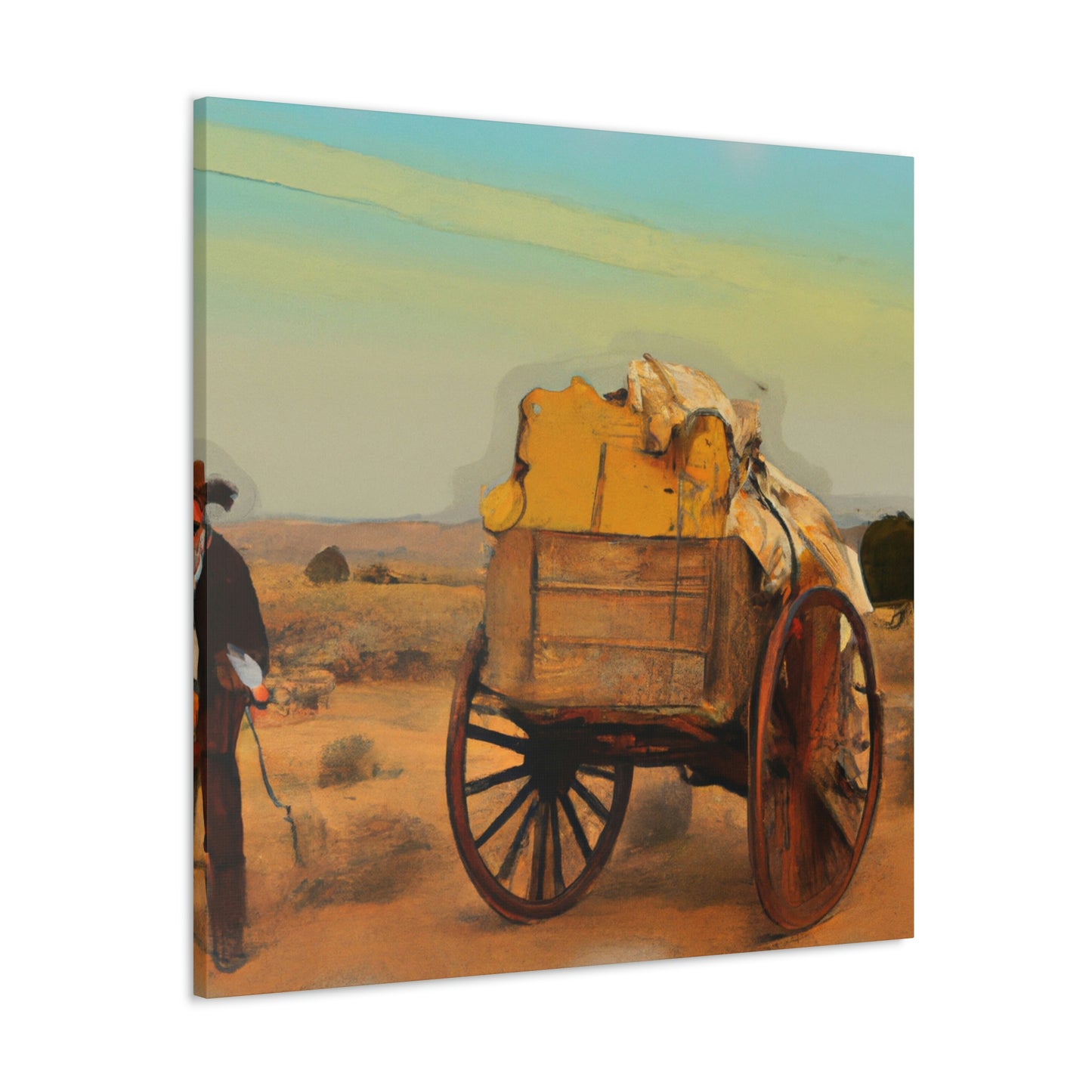 The Chuck Wagon Dance - Canvas