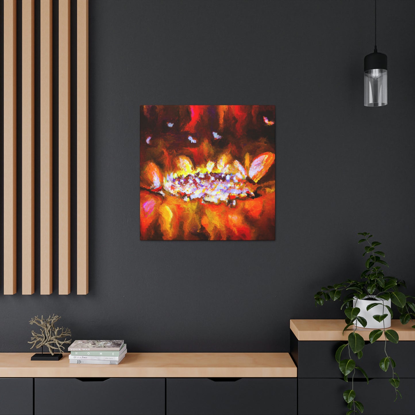 Loving Fireflies Glow. - Canvas