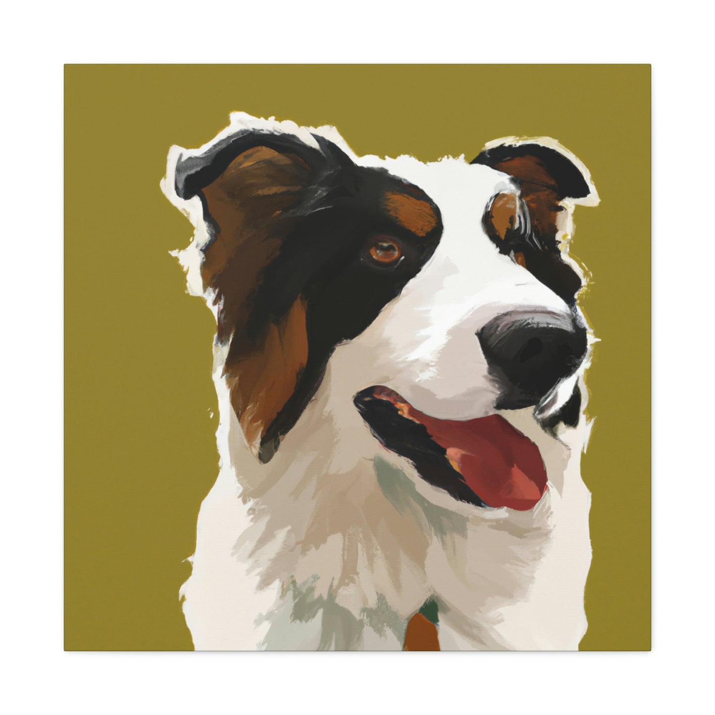 "Border Collie Simplicity" - Canvas