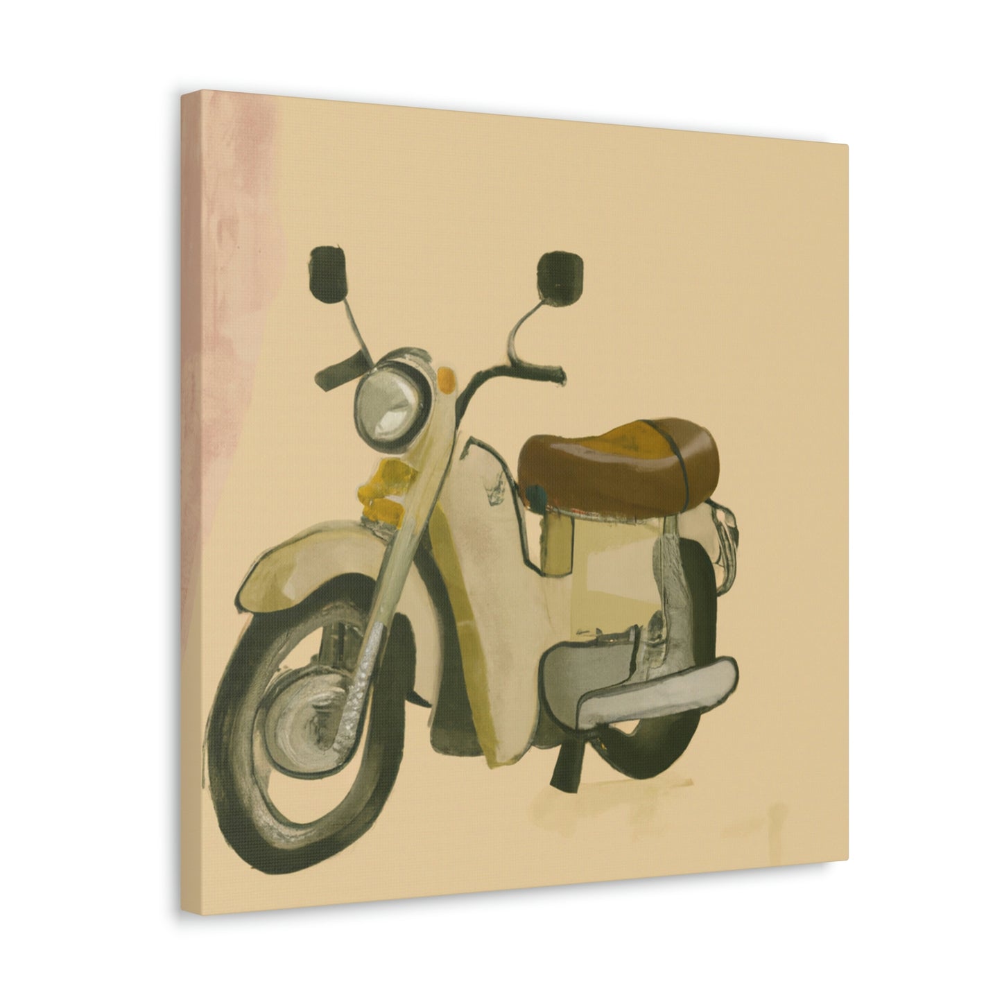 Motorcycle in Monochrome - Canvas