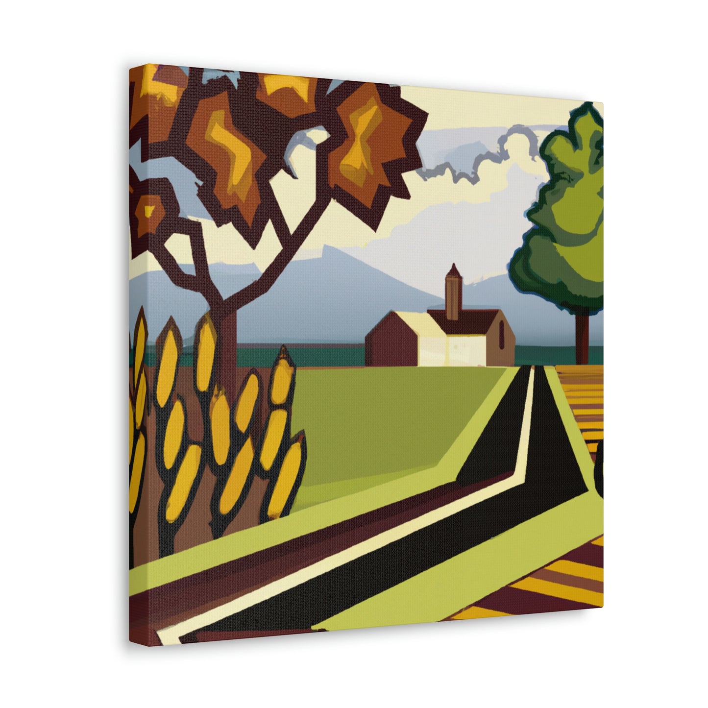 "Country Road Riviera Bliss" - Canvas