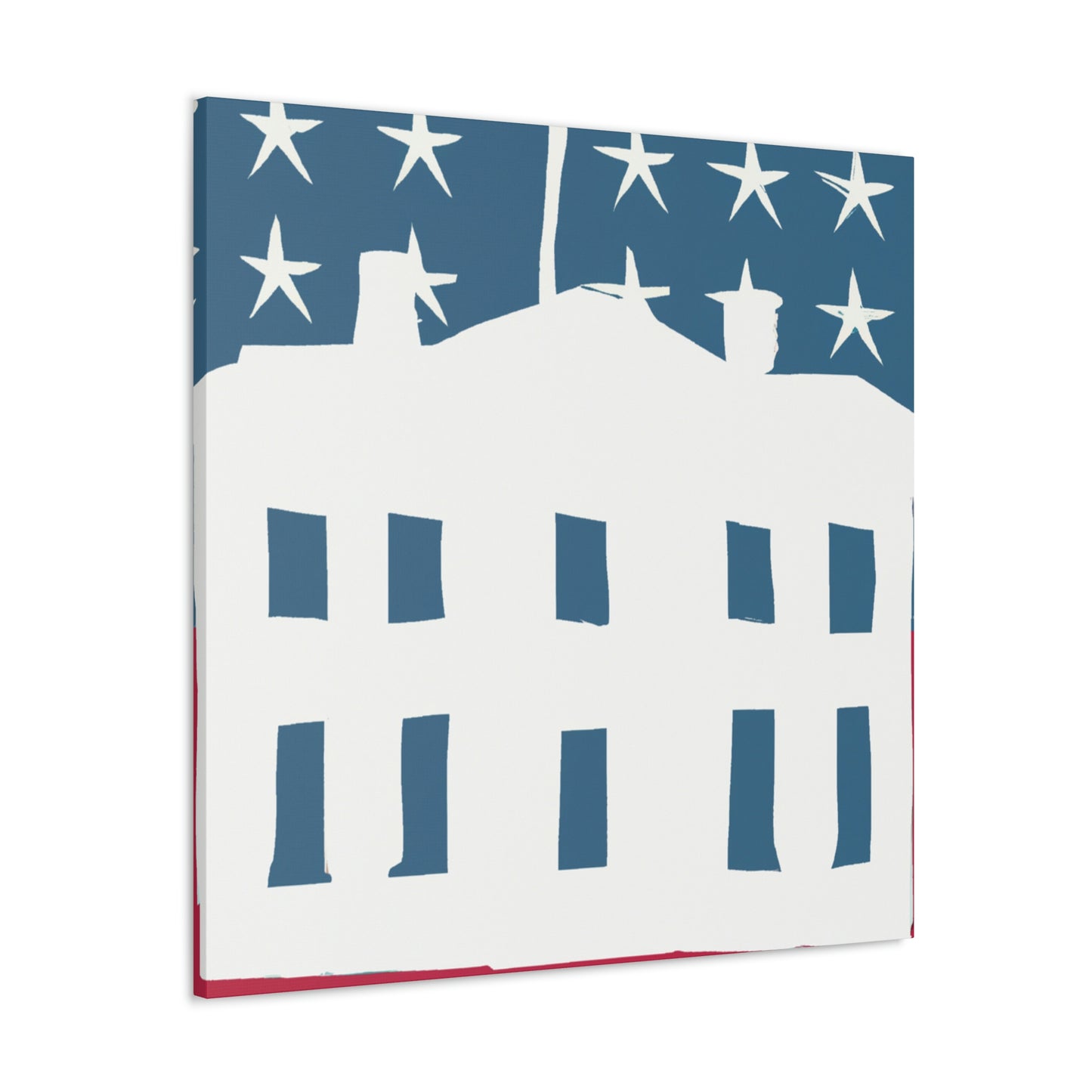 "White House Simplicity" - Canvas