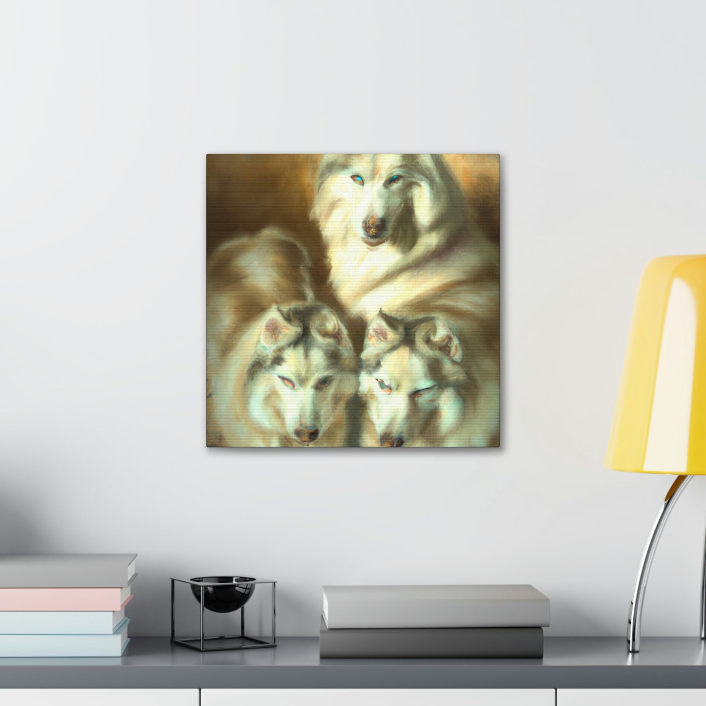 "Frosty Siberian Husky" - Canvas