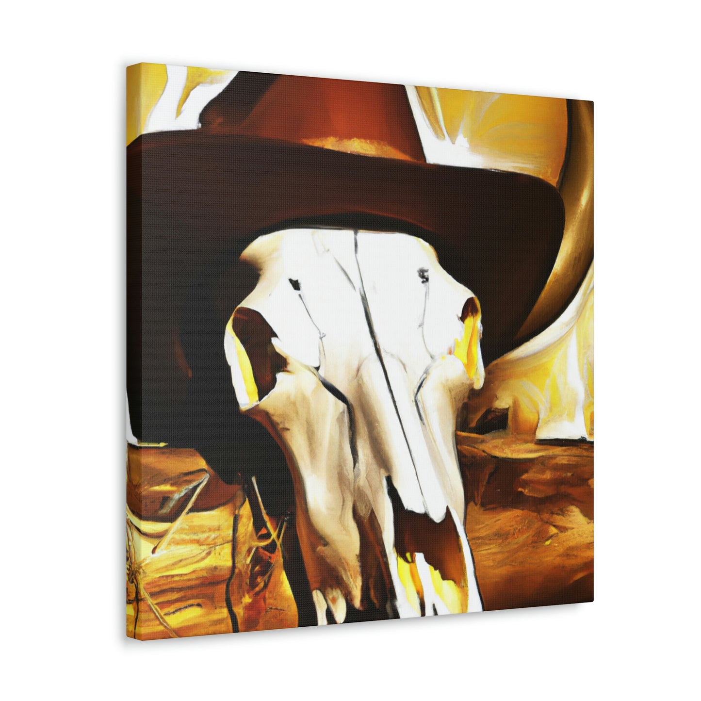 Cow Skull Comedy Set - Canvas