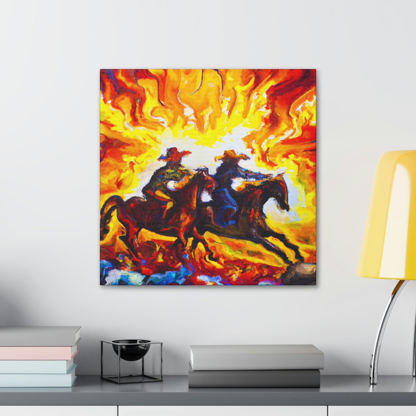 "Cattle Herd Trailblazers" - Canvas