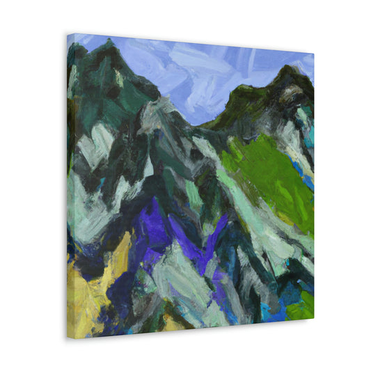 "Mountainous Abstract Vision" - Canvas