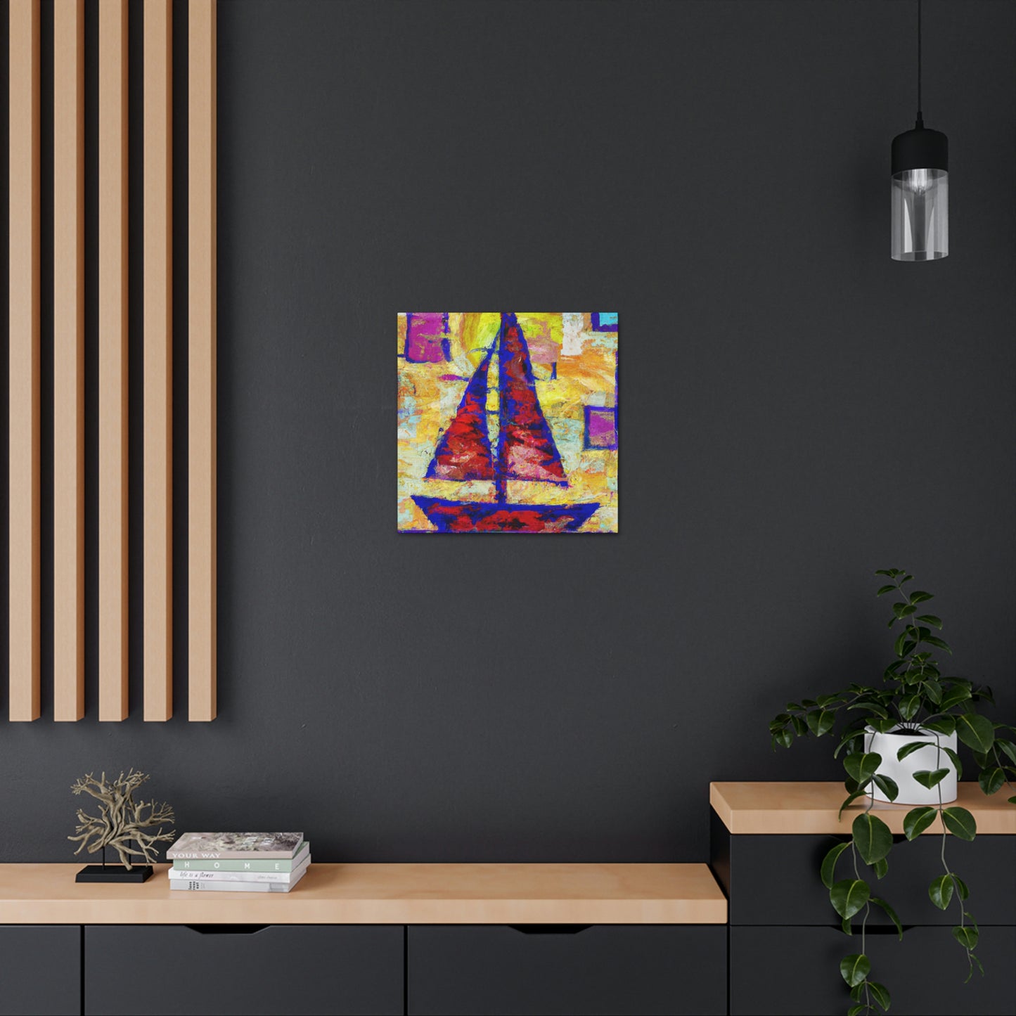 Sailboat on the Horizon - Canvas