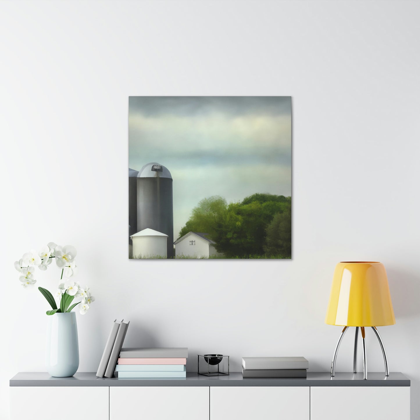 Silo in Monochrome - Canvas