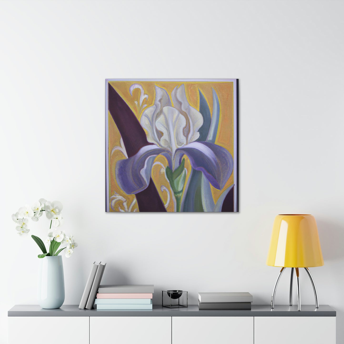 "Iris' Stylized Splendor" - Canvas