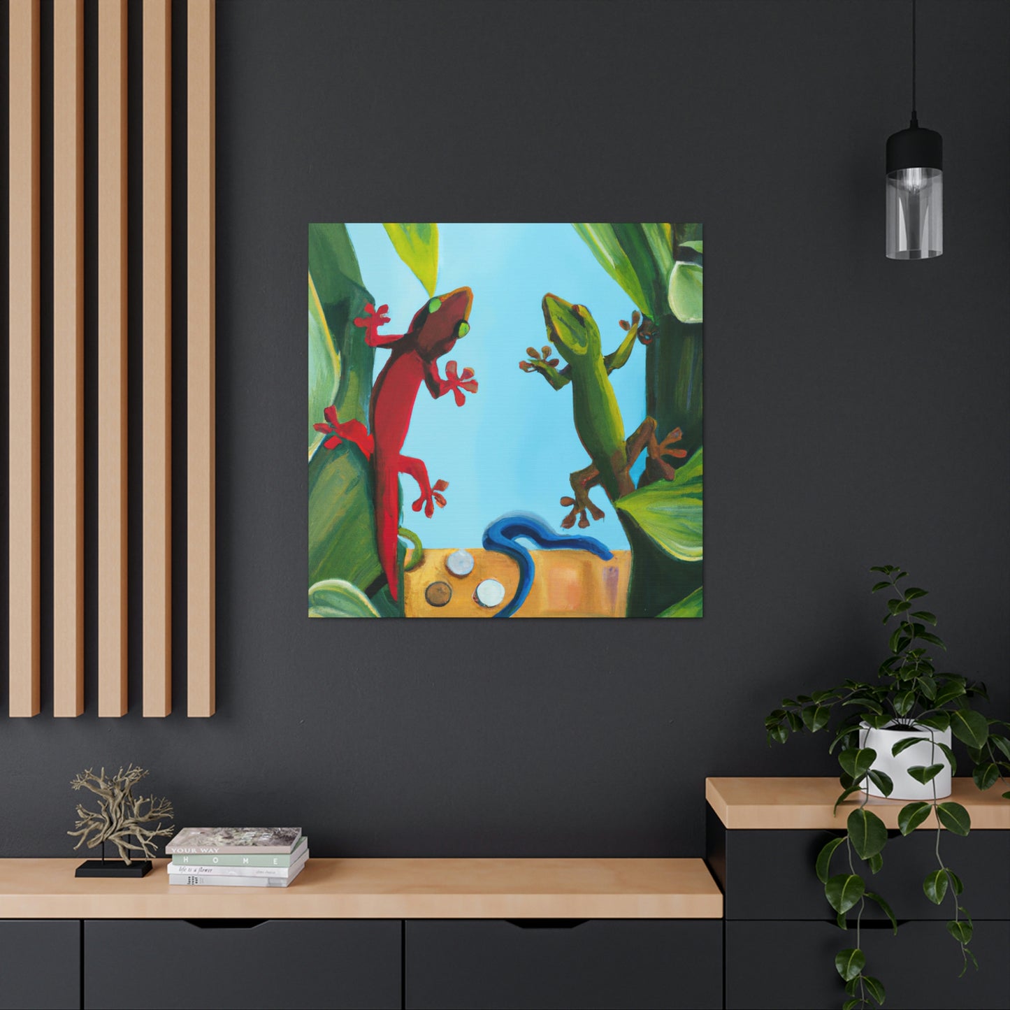 "Geckos on Canvas" - Canvas