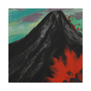 Volcano in Eruption - Canvas