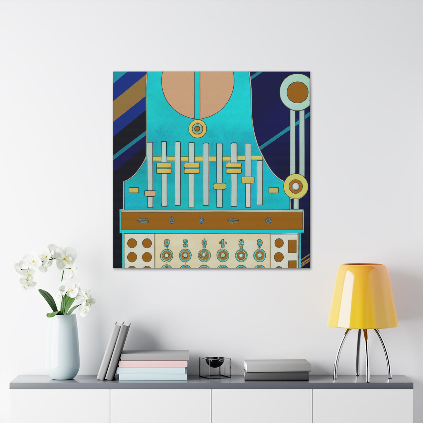 "Deco Orchestra Harmonized" - Canvas