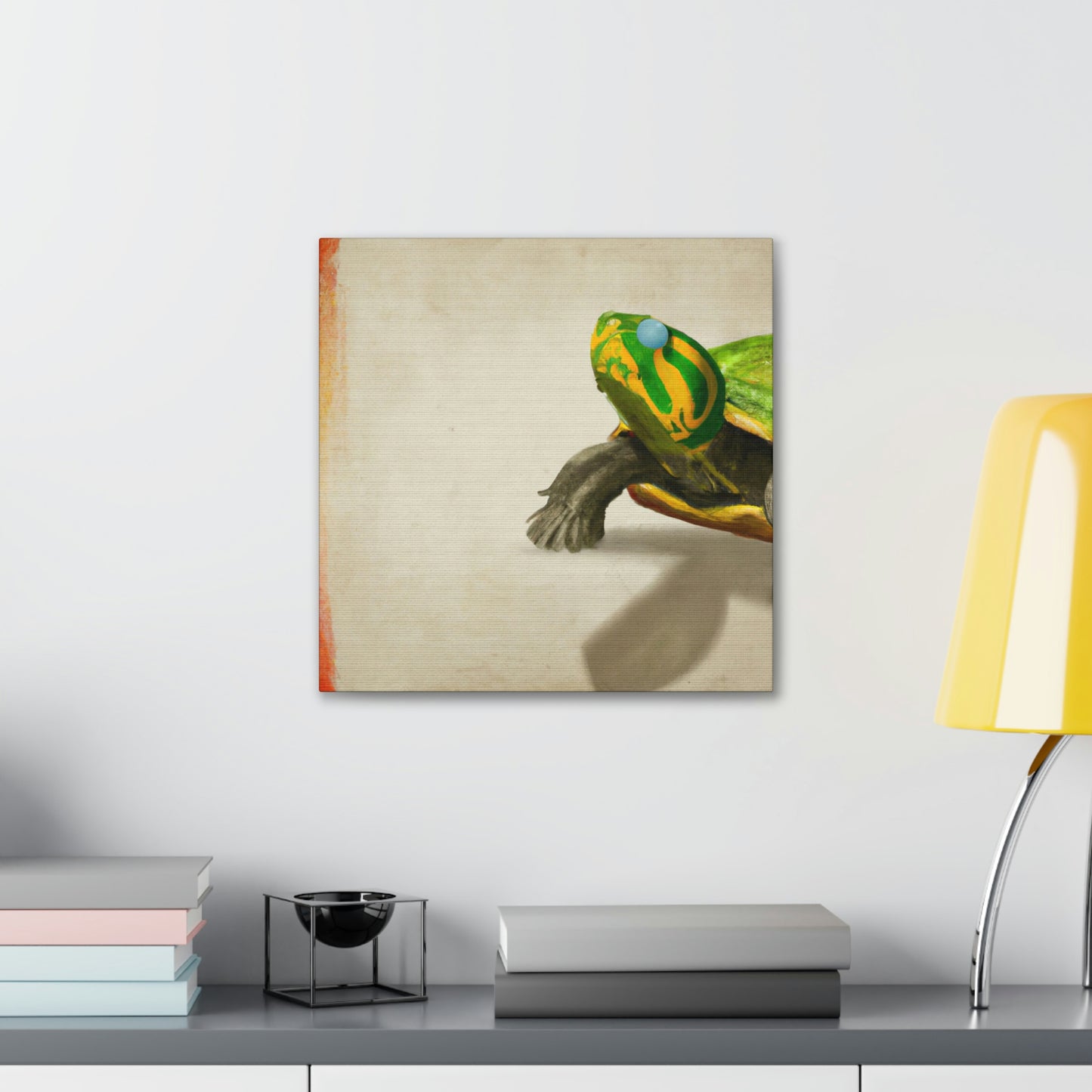 "Turtle in Simplicity" - Canvas