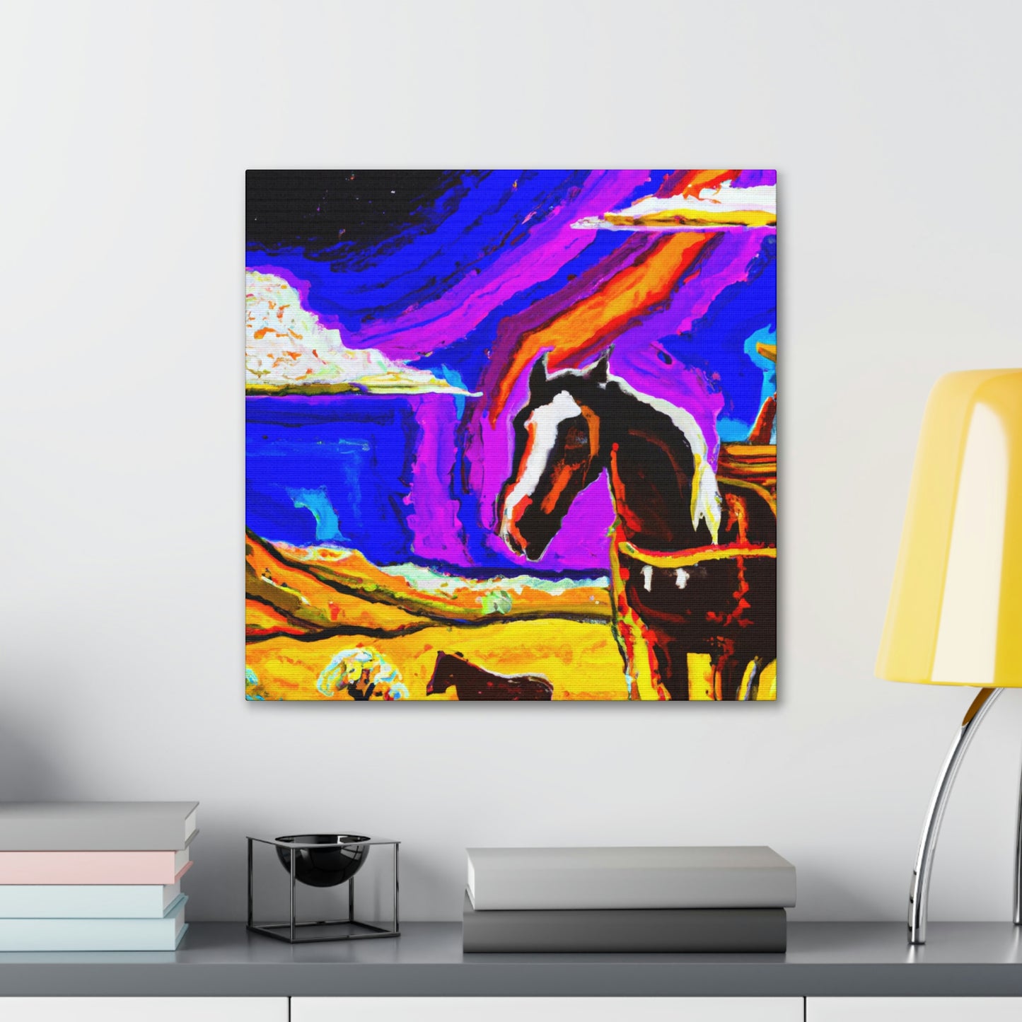 Stagecoach In Motion - Canvas