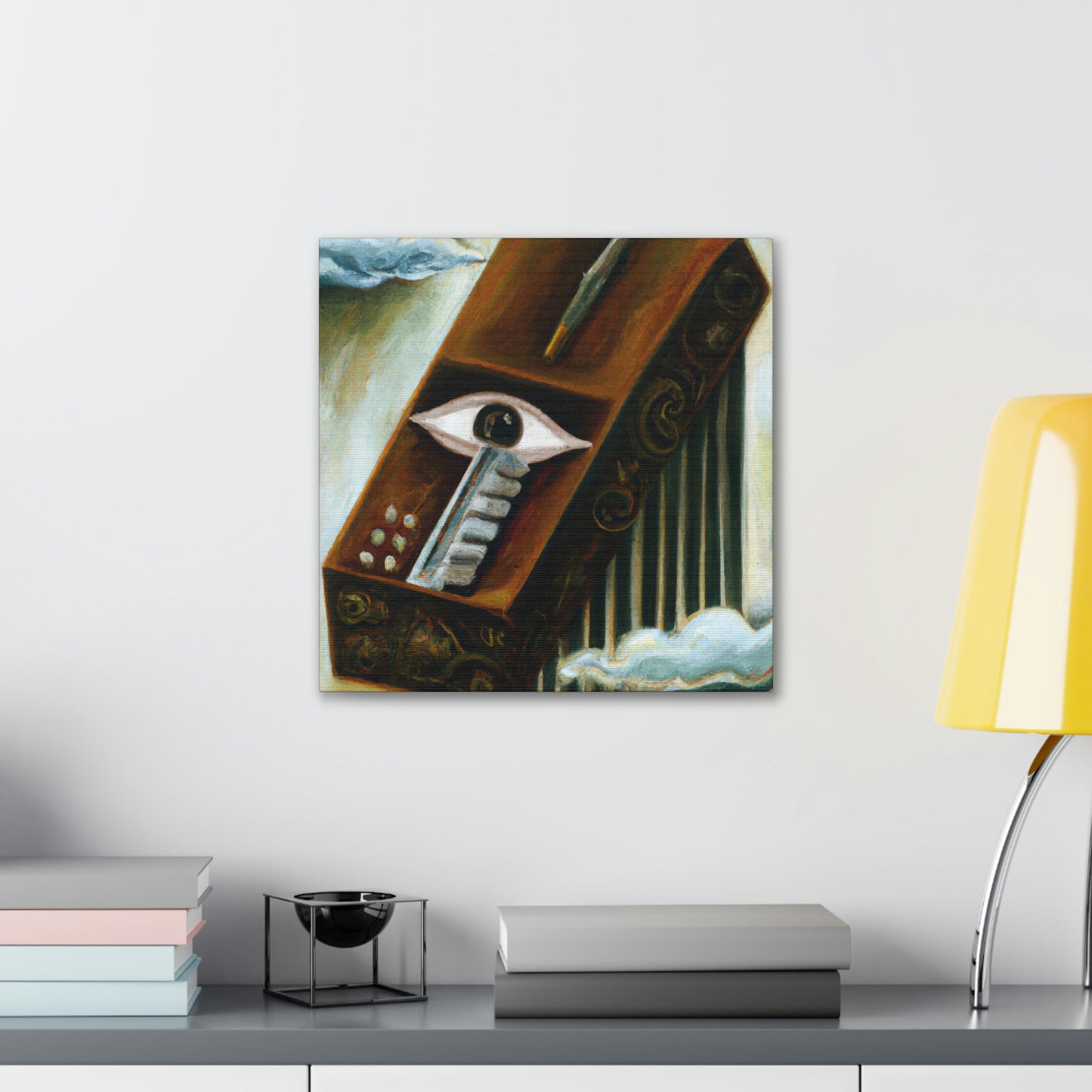 Harmonica's Psychedelic Melody - Canvas