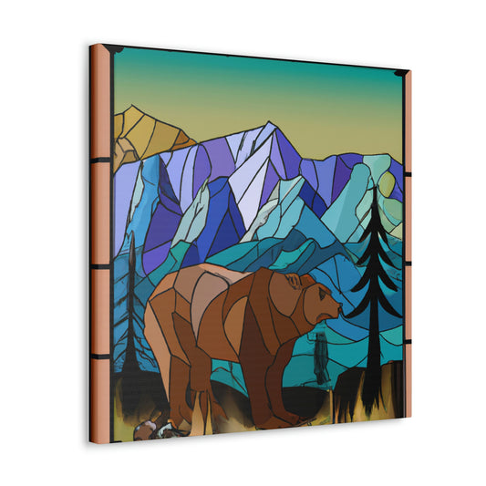 Bear of Gleaming Gold - Canvas