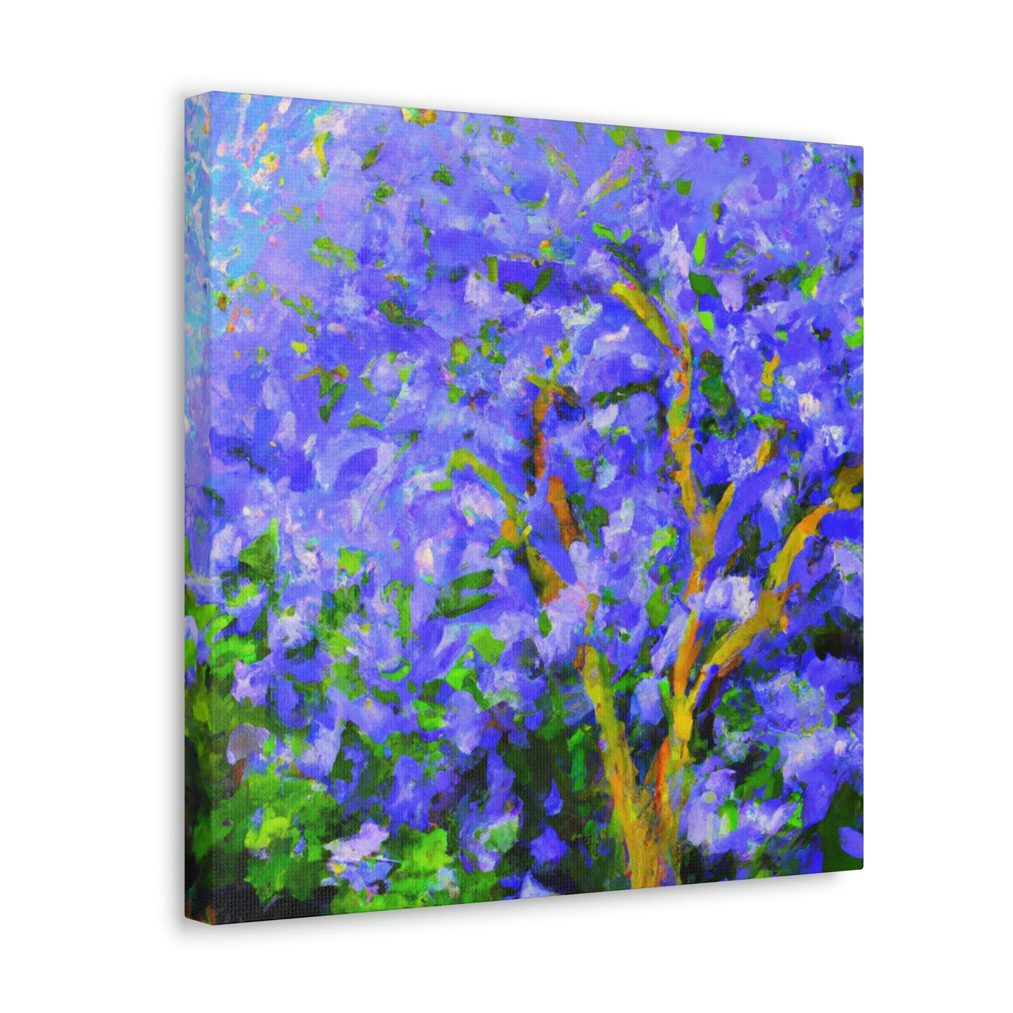 Jacaranda Tree Reflection - Canvas