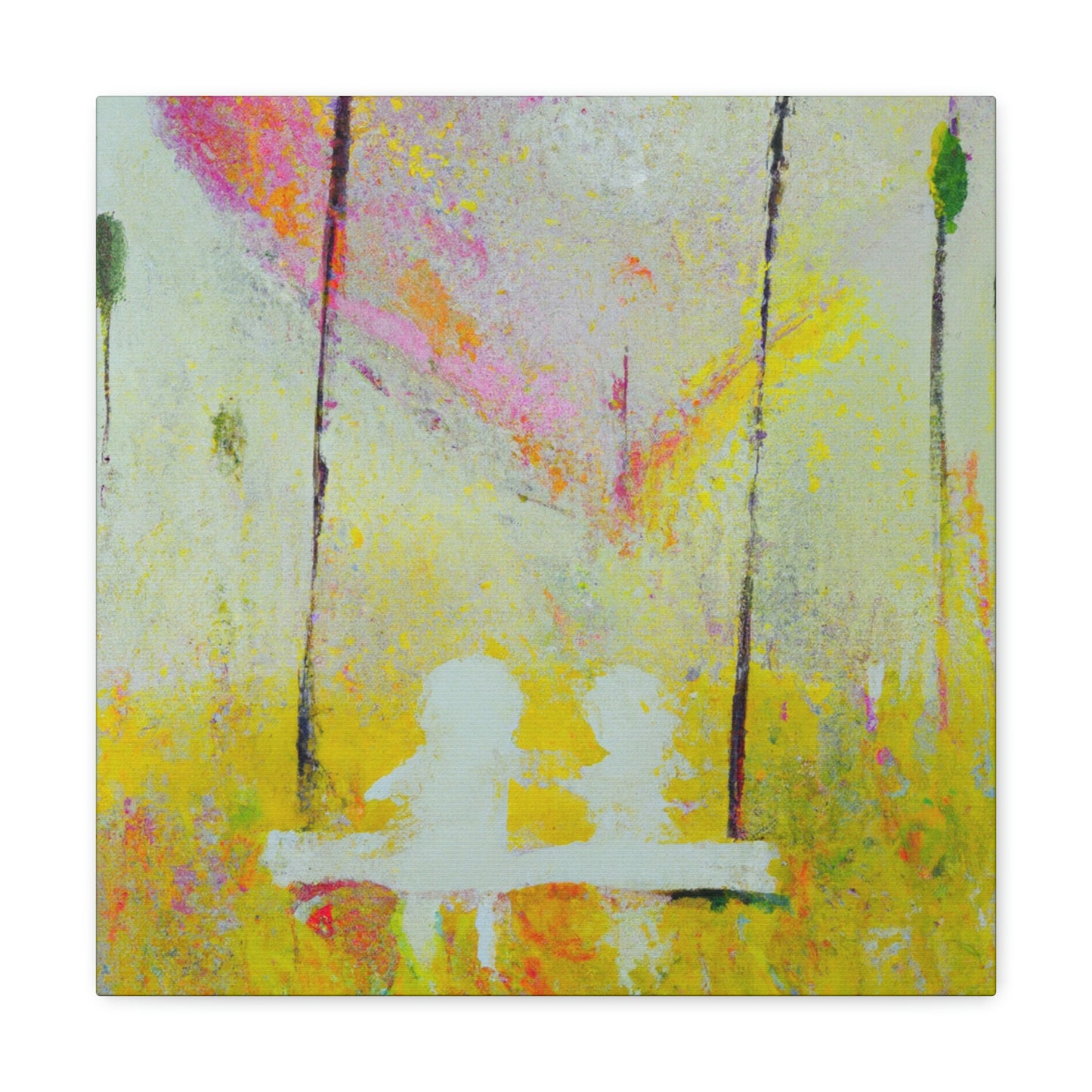 Love on the Swing - Canvas