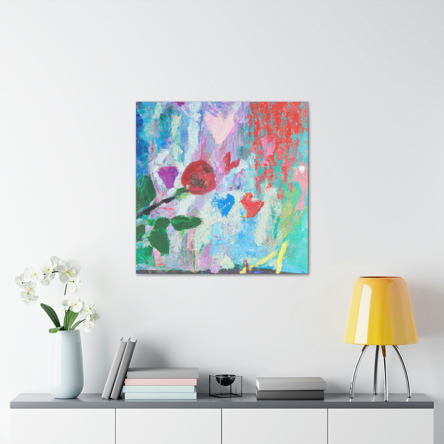 "Love Bouquet Abloom" - Canvas