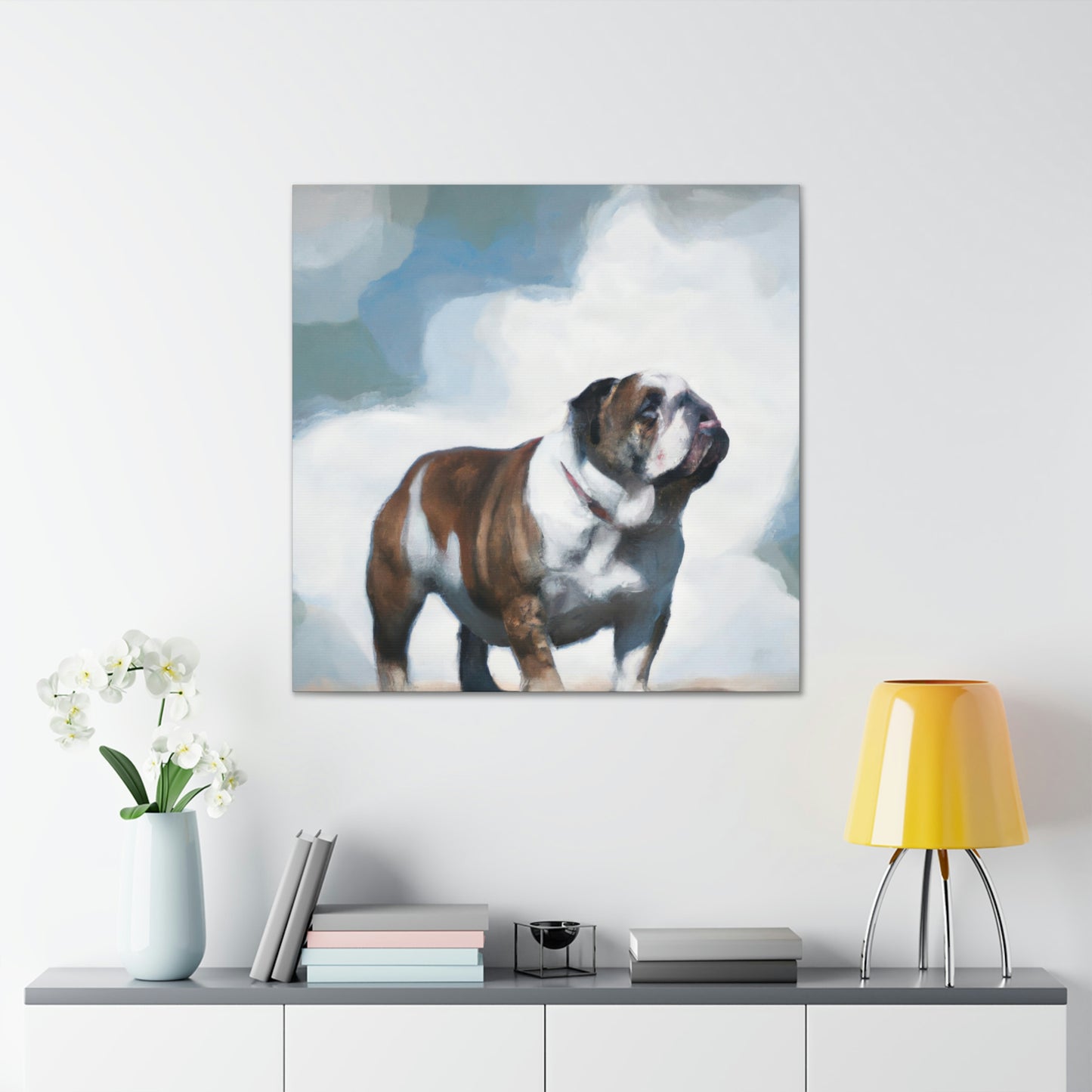 "English Bulldog Simplicity" - Canvas