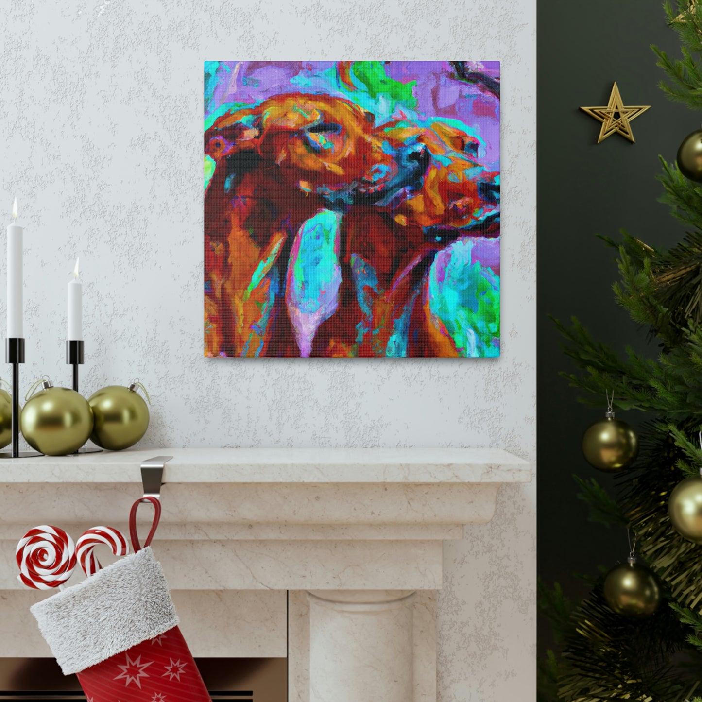 Rhodesian Ridgeback Reflection - Canvas