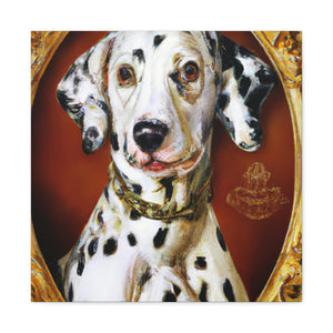 Dalmatian in Rococo - Canvas