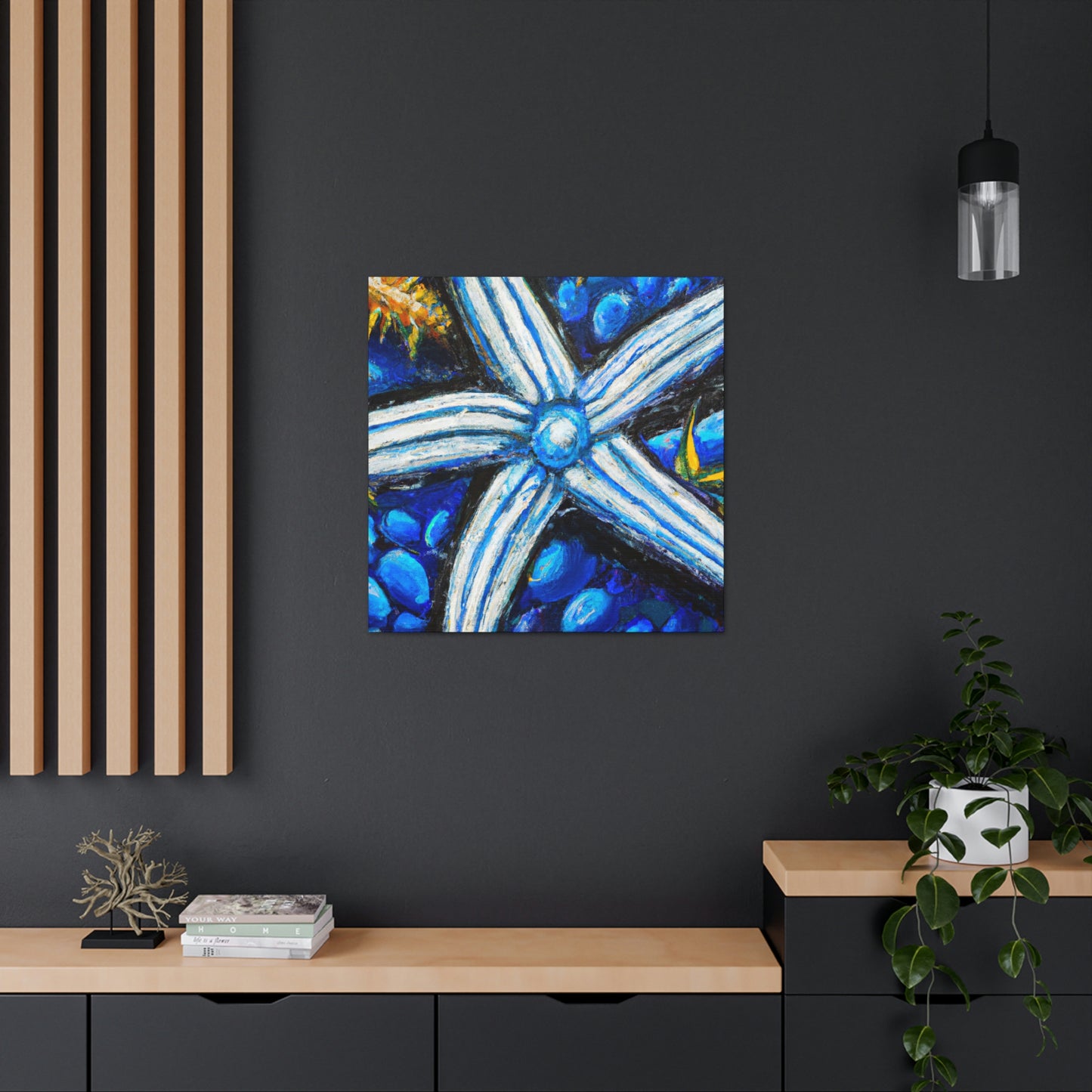 "Starfish in Moonlight Glow" - Canvas