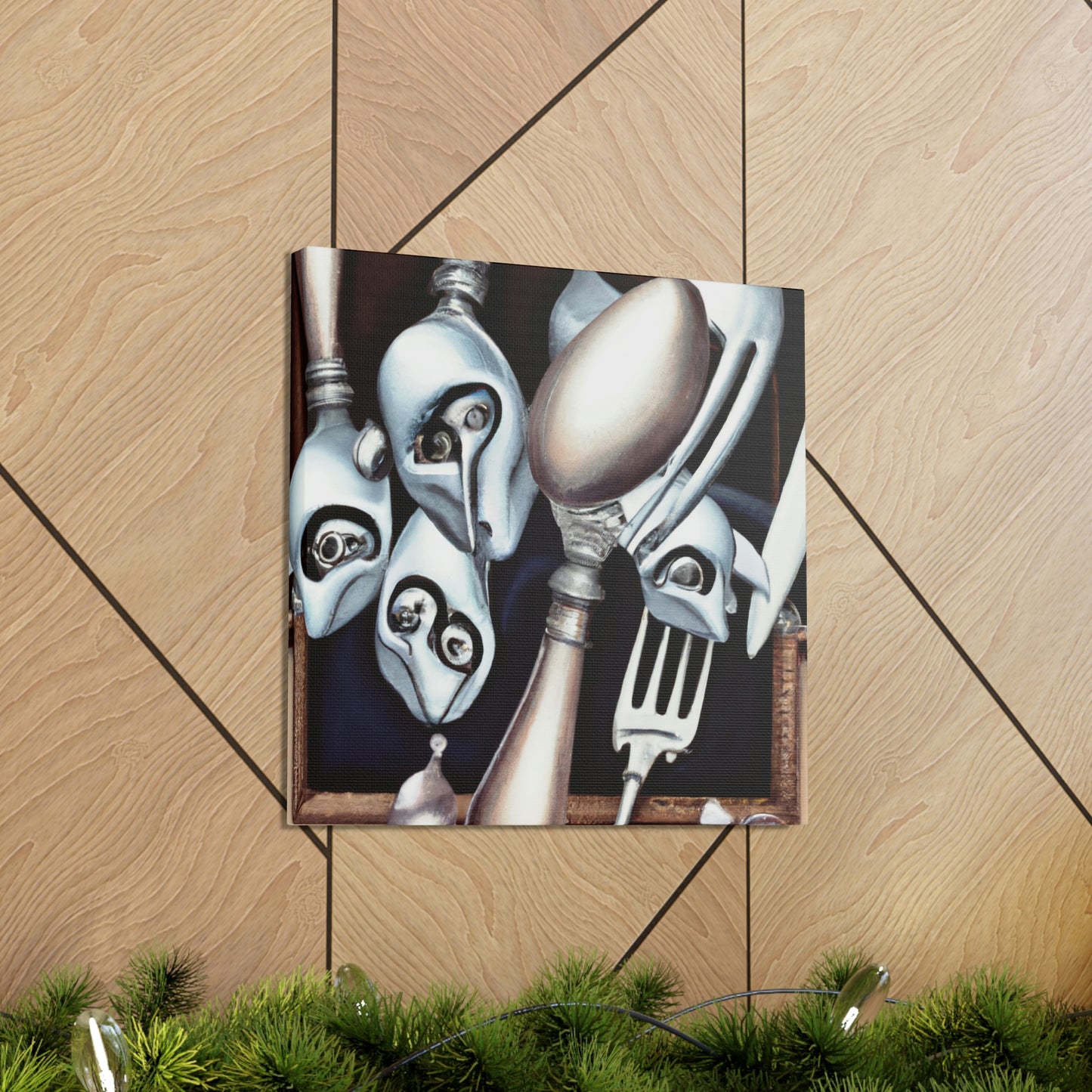 Cutlery in the Clouds - Canvas