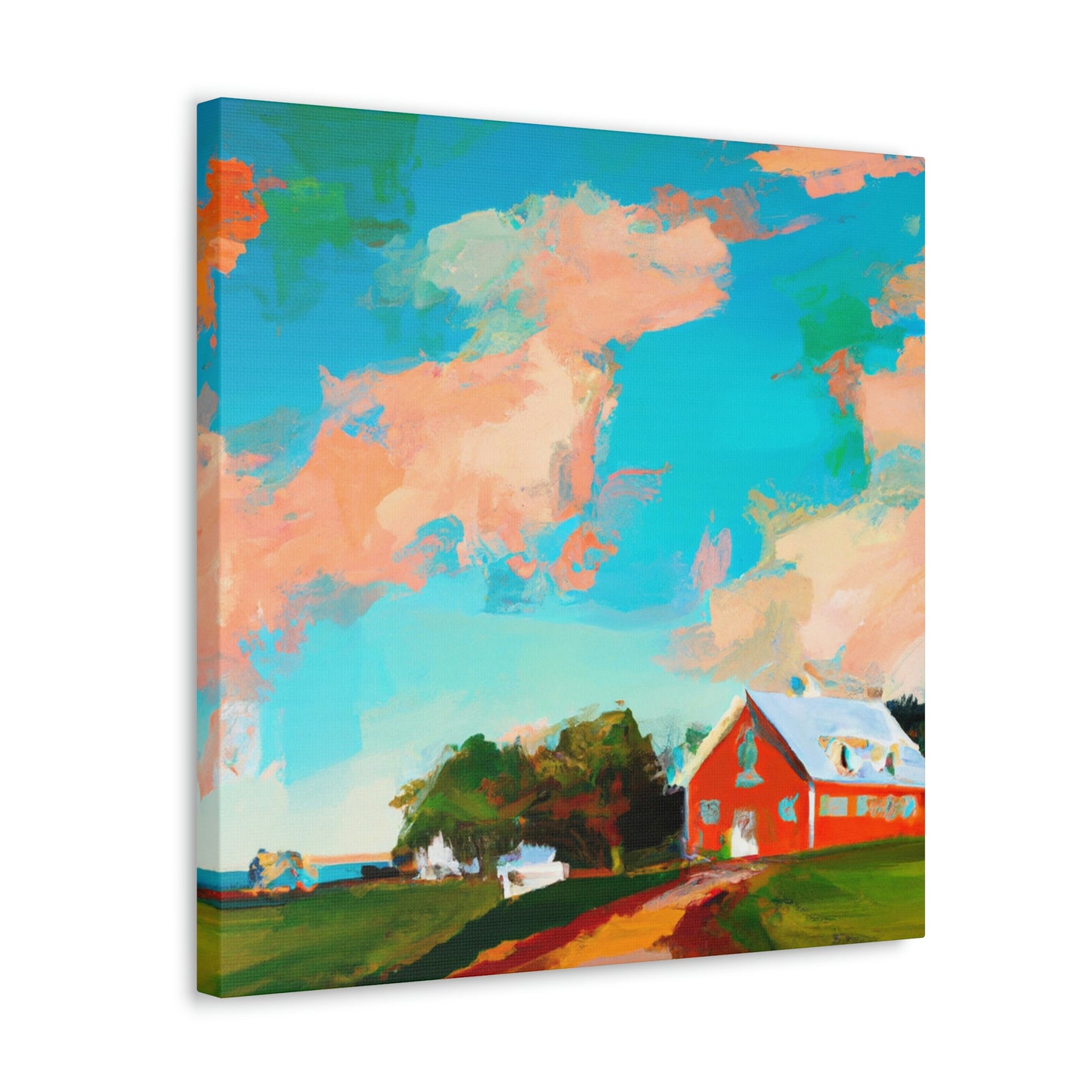 "Homestead at Sunrise" - Canvas