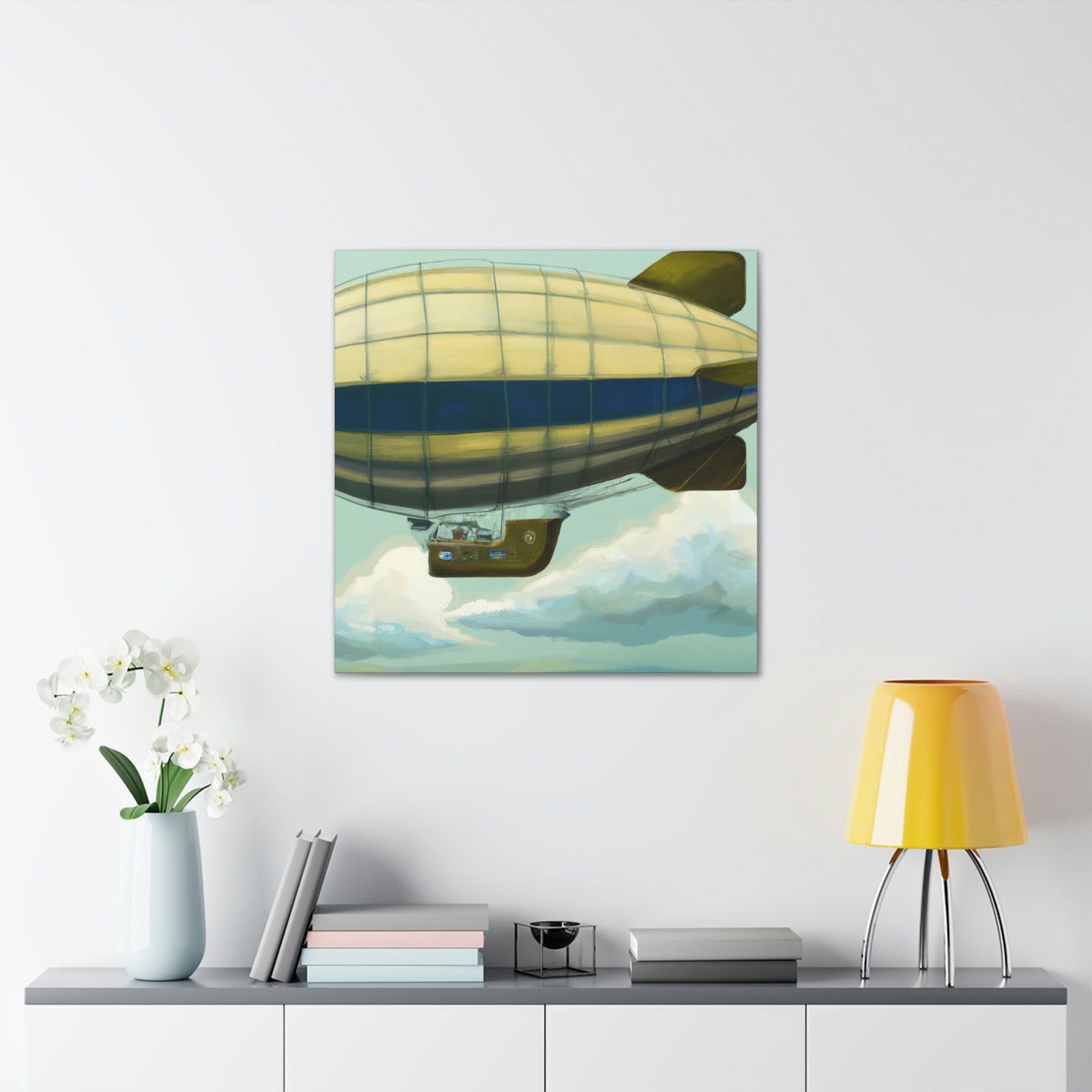 "Blimp in Neoclassicism" - Canvas