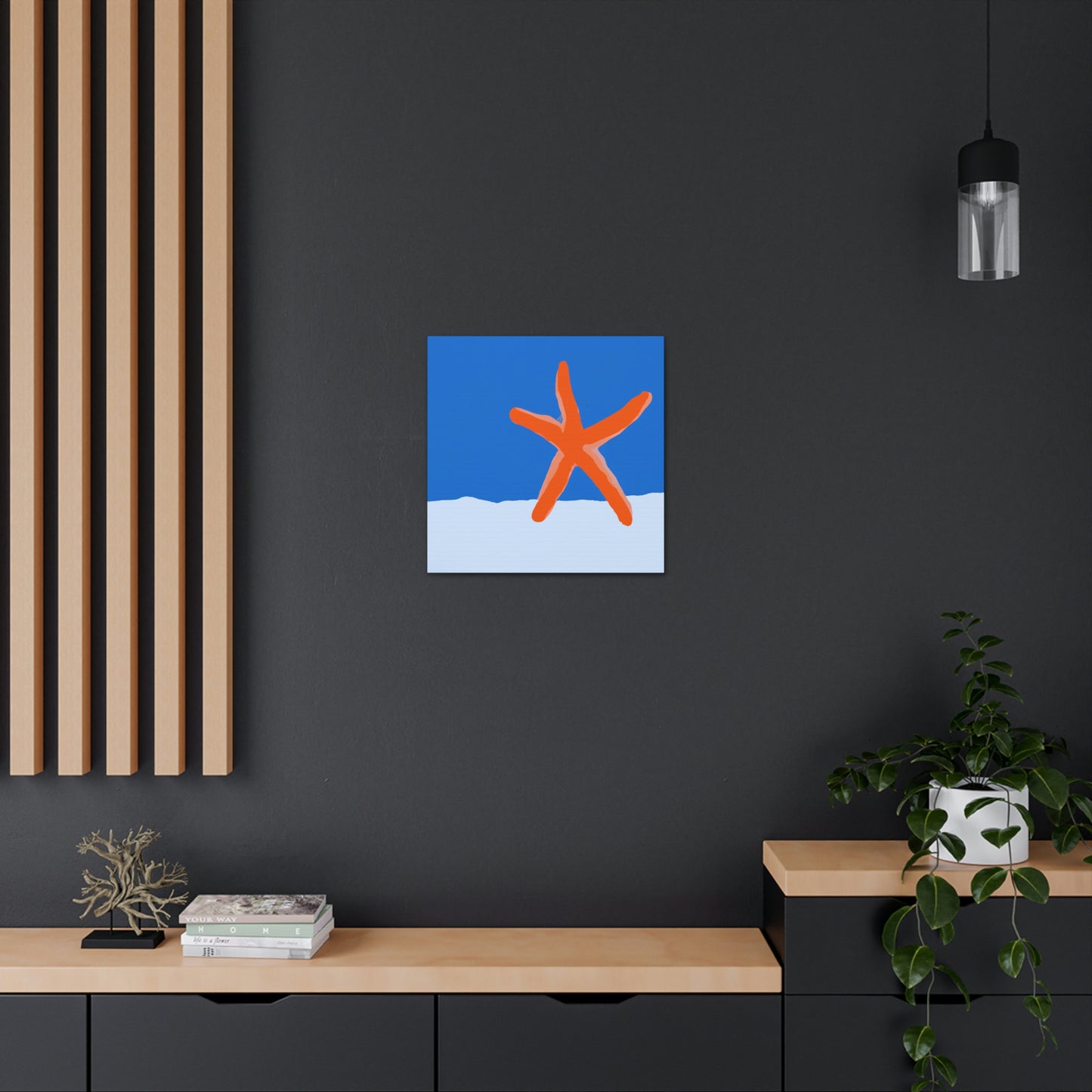 "Starfish in Minimalism" - Canvas