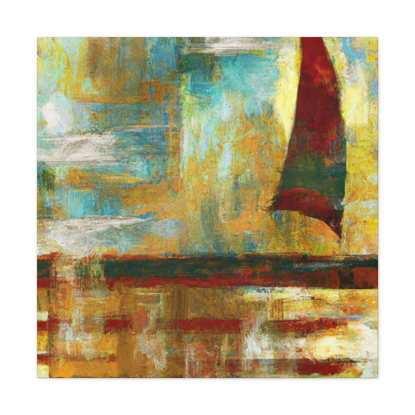 "Yacht on a Breeze" - Canvas