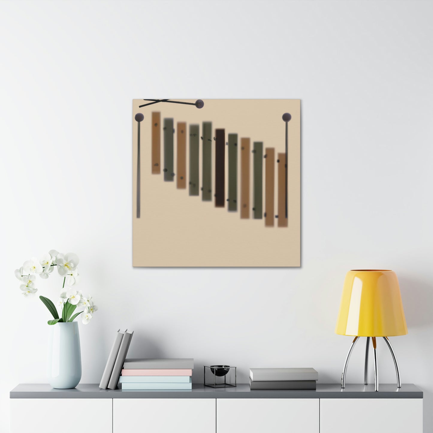 "Xylophone Abstract Minimalism" - Canvas