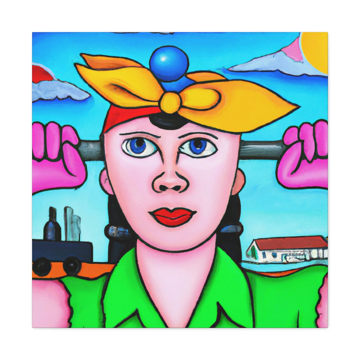 "Rosie's feminist surrealism" - Canvas