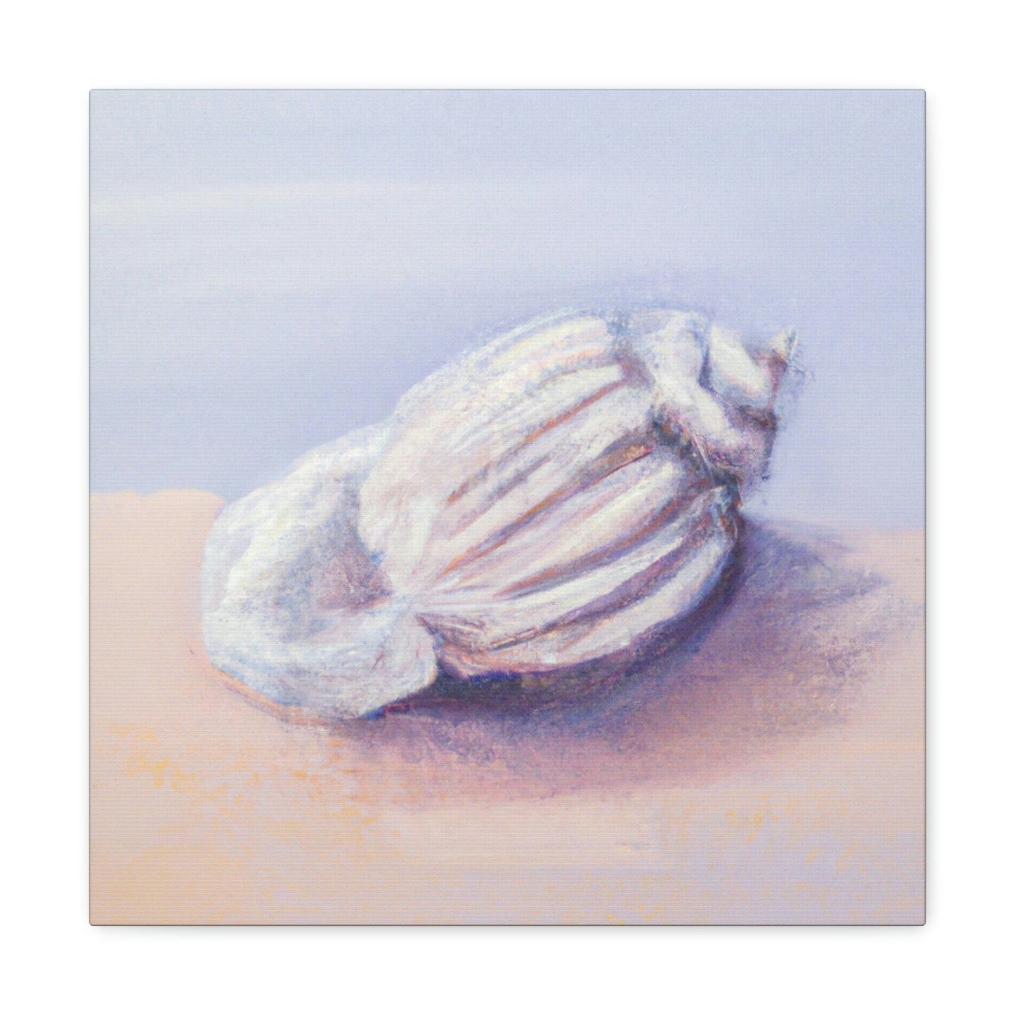 "Seashell in Moonlight" - Canvas