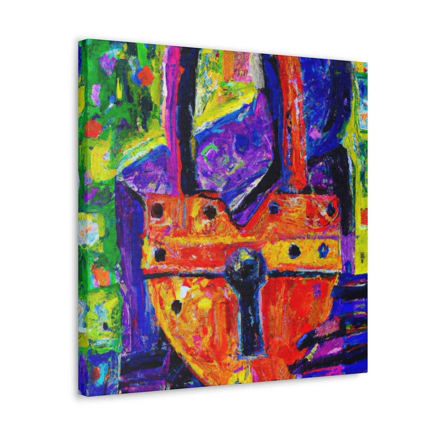 Love's Eternal Lock - Canvas