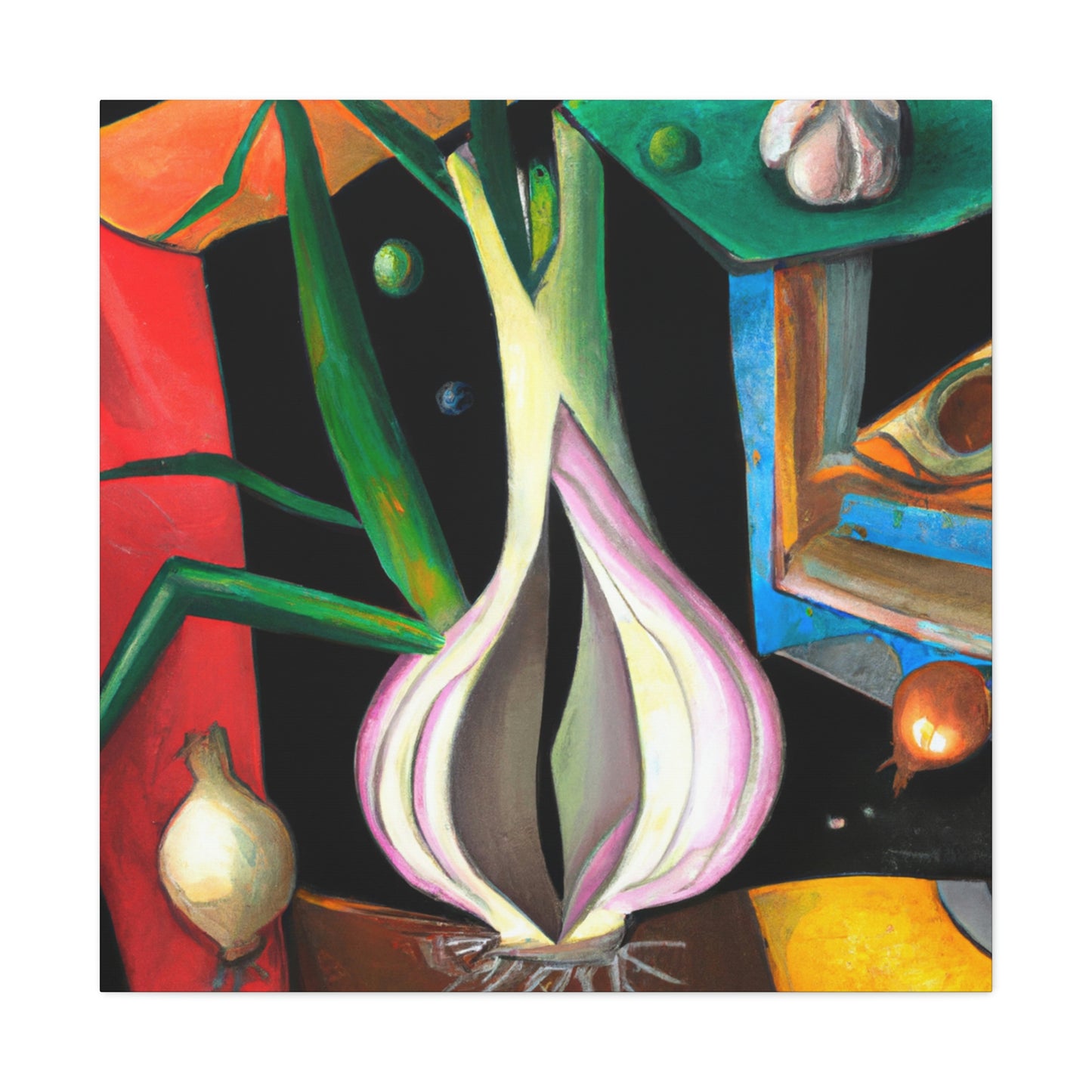 Veggies Dancing Dreamily - Canvas