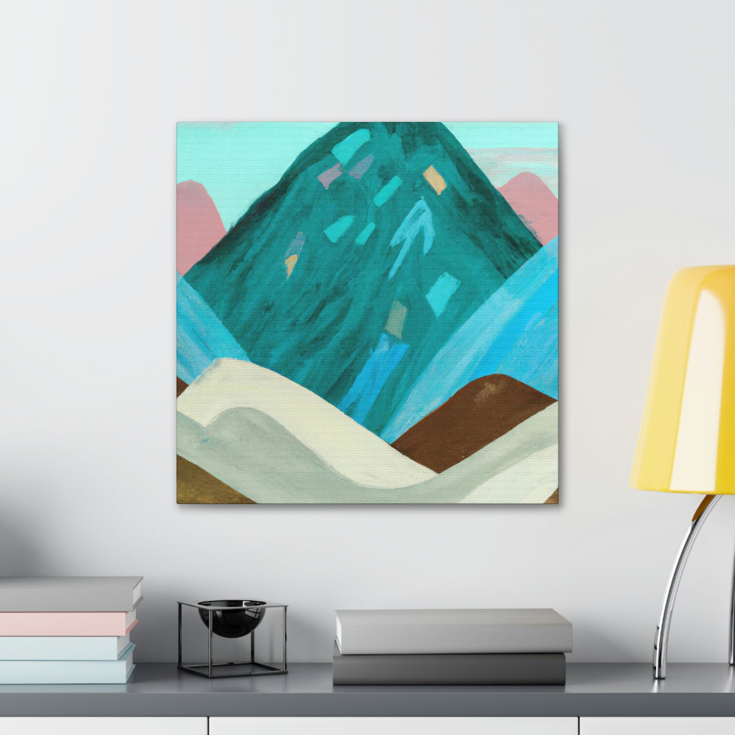 "Mountain Stillness Peaceful" - Canvas