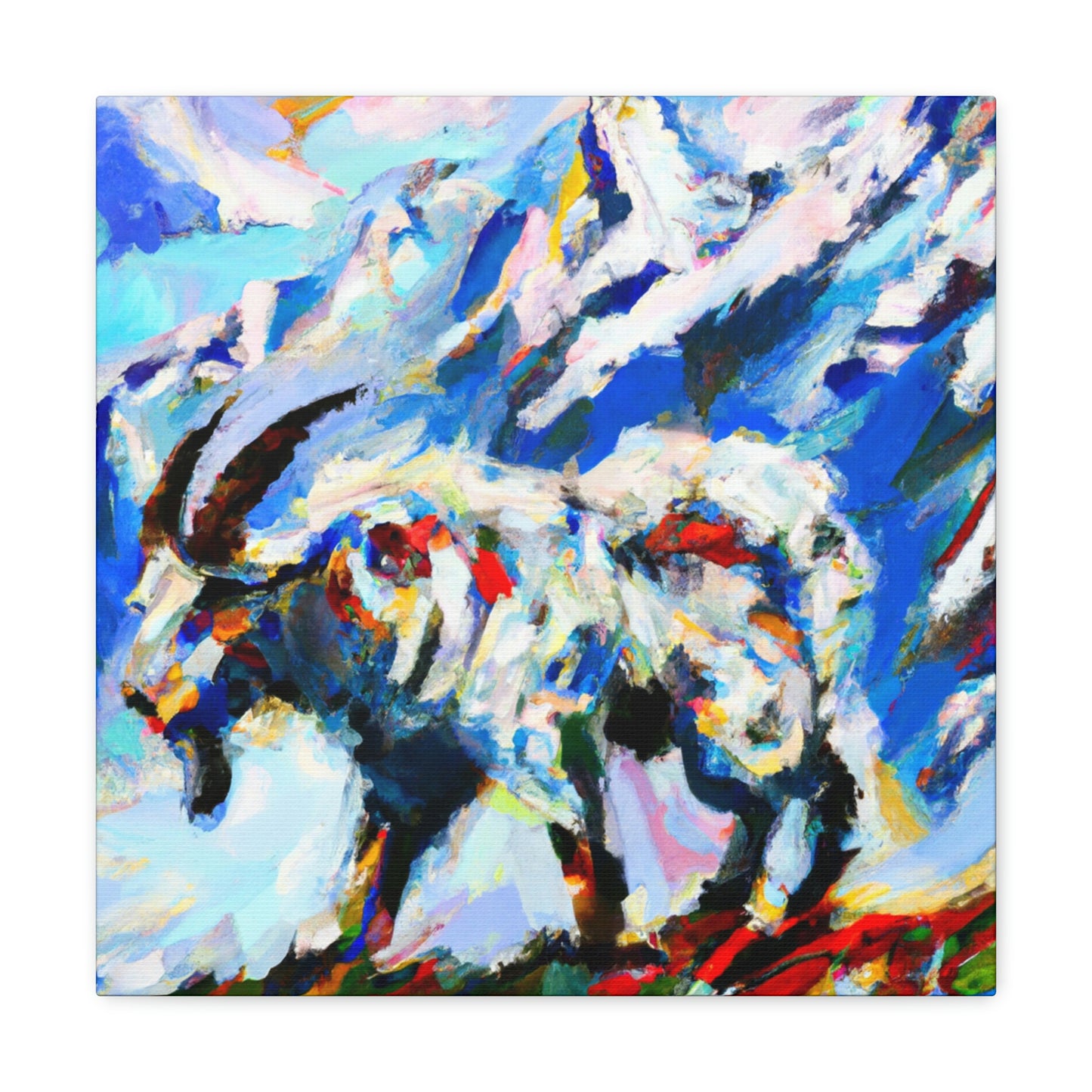 Mountain Goat Constellation - Canvas