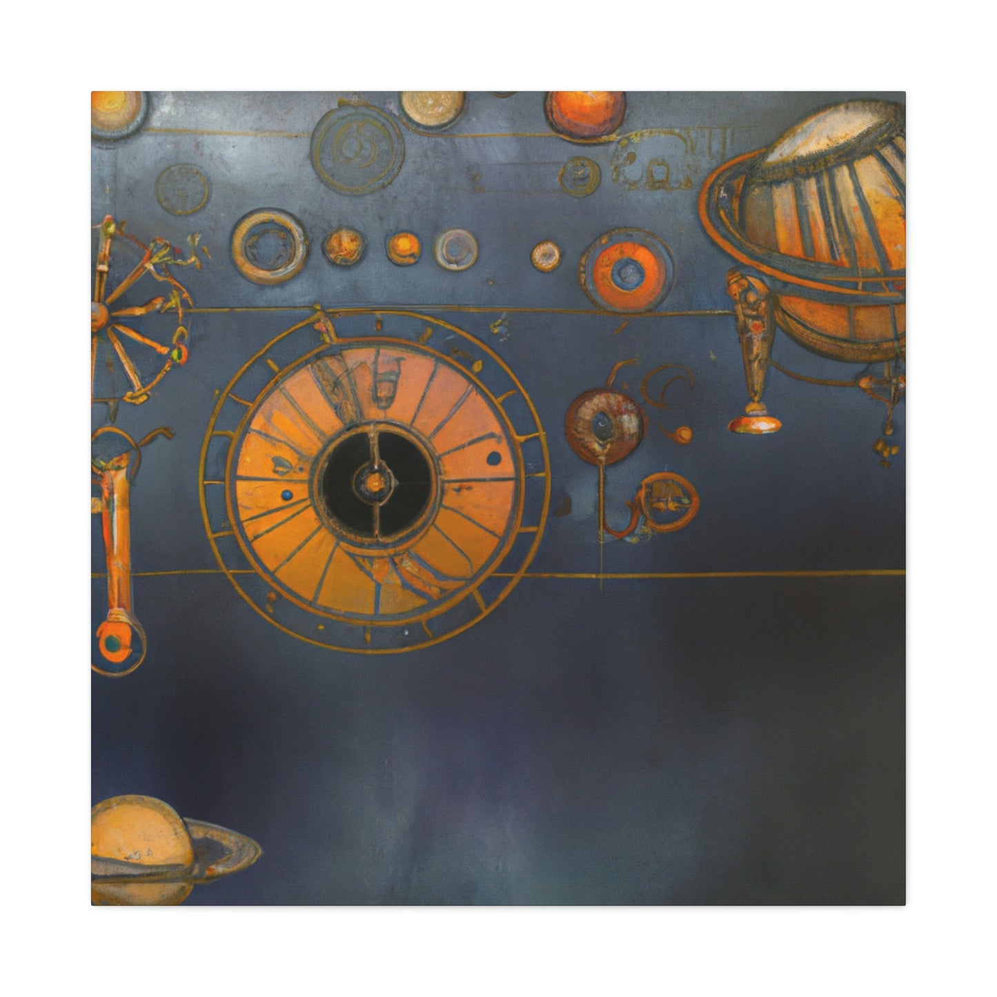 Steampunk Solar Sky - Canvas