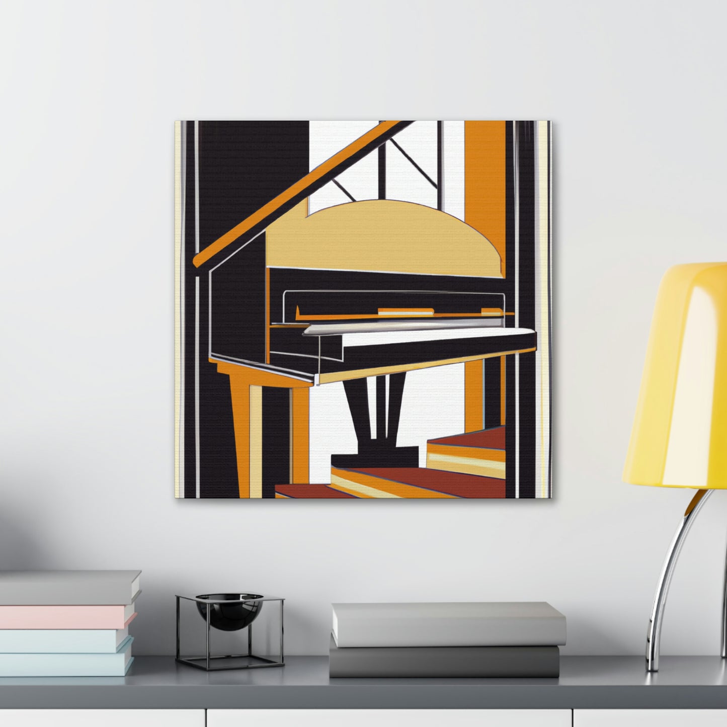 Piano's Artistic Lilt - Canvas