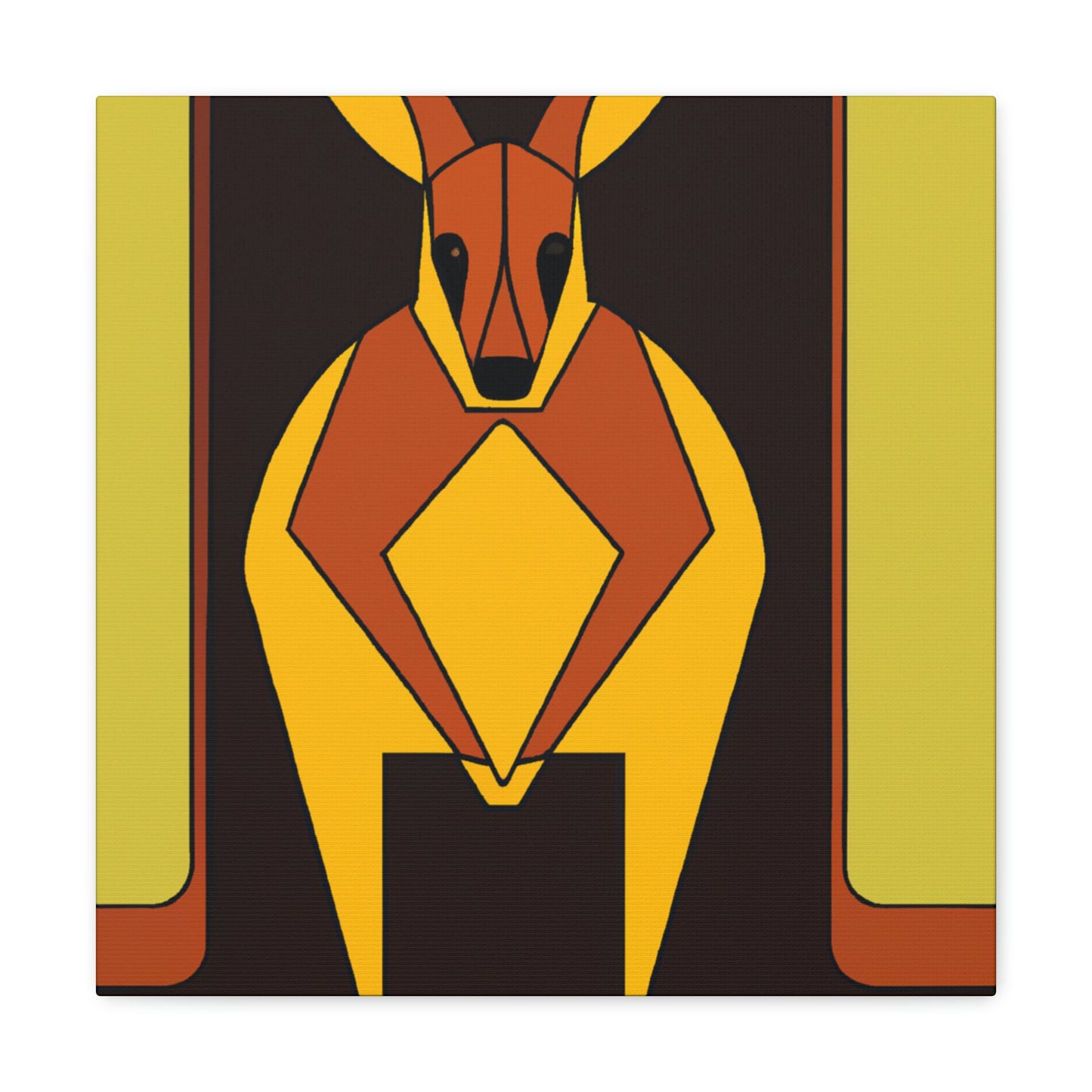 "Waltzing Wallaby Wonders" - Canvas