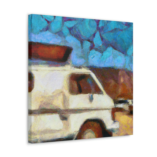 Van of Wanderlust - Canvas