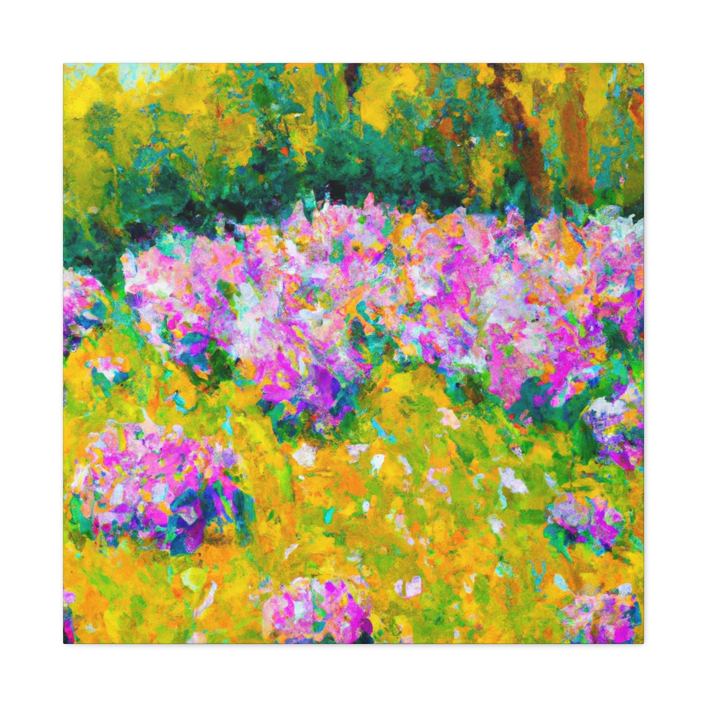 "Dancing Light Irises" - Canvas