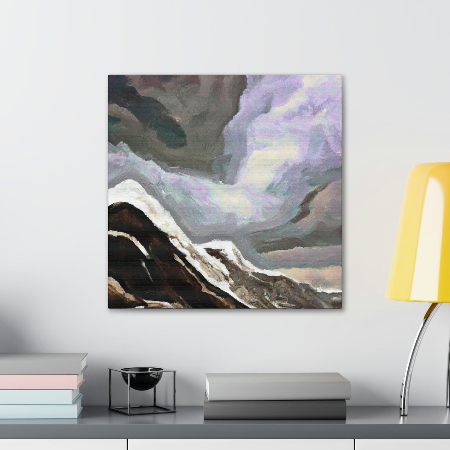 "Mountain Snowy Majesty" - Canvas